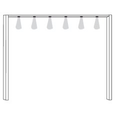 3 Door Sliding Wardrobe with White Glass and 2 Panels 3 Door Sliding Wardrobe with White Glass and 2 Panels
