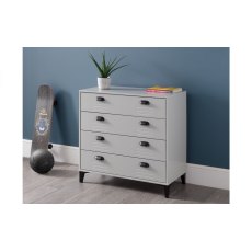 Julian Bowen Lakers Locker 4 Drawer Chest