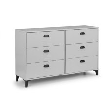 Julian Bowen Lakers Locker 6 Drawer Chest