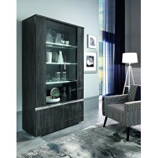 MCS Oxford Grey 2 Door Vitrine MCS Oxford Grey 2 Door Vitrine