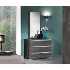 MCS Oxford Grey High Gloss Single Dresser