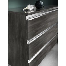 MCS Oxford Grey High Gloss Night Table