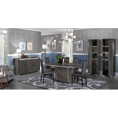 MCS Dover Grey 3 Door Buffet.