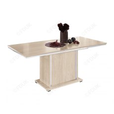 MCS Dover Cream Extentable Dining Table  MCS Dover Cream Extentable Dining Table