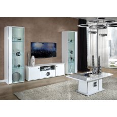 H2O Design Athen White-Silver TV Unit