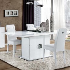 H2O Design Athen White-Silver Chair