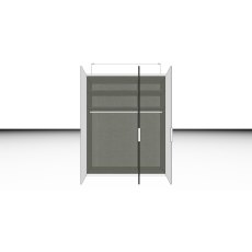 Nolte Mobel - Concept me 200 7518080 - Complete Hinged Door Wardrobe with 3 Doors