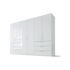 Nolte Mobel - Concept me 200 7524084 - Complete Hinged Door Wardrobe with 4 Doors and 3 Drawers Righ