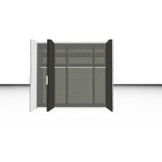 Nolte Mobel - Concept me 200 8525080 - Folding Door Panorama Wardrobe with 5 Doors