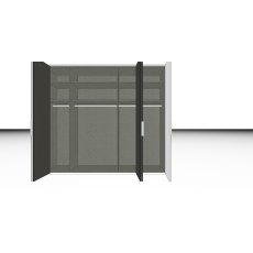 Nolte Mobel - Concept me 200 8520180 - Folding Door Panorama Wardrobe with 5 Doors
