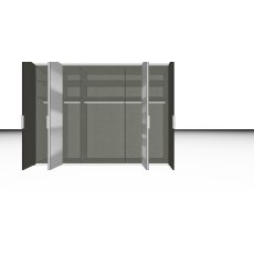 Nolte Mobel - Concept me 200 8530180 - Folding Door Panorama Wardrobe with 6 Doors