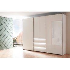 Nolte Mobel - Concept me 320 3526019 Hinged-Sliding Door Wardrobe with 2 Sliding Door left+right and