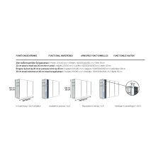 Nolte Mobel - Marcato 2.0 - 3527071- 3 Door Sliding Wardrobe with 2 Shelves and External Rail