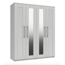 Premium British Collection Andantino 4 Door Robe with 2 Mirrors Premium British Collection Andantino 4 Door Robe with 2 Mirrors