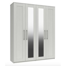 Premium British Collection Andantino Tall 4 Door with 2 Mirrors Premium British Collection Andantino Tall 4 Door with 2 Mirrors