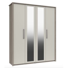 Premium British Collection Aruba Tall 4 Door Robe with 2 Mirrors Premium British Collection Aruba Tall 4 Door Robe with 2 Mirrors