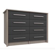 Premium British Collection Aruba 4 Drawer Double Chest