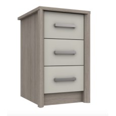 Premium British Collection Aruba 3 Drawer Bedside Premium British Collection Aruba 3 Drawer Bedside