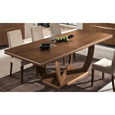 Saltarelli Emozioni Walnut Extending Rectangular Table