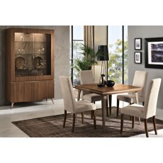 Saltarelli Emozioni Walnut Square Table