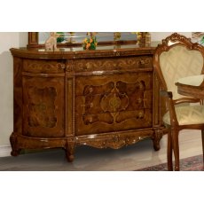 Saltarelli Versailles Walnut 4 Door Sideboard with Drawers Saltarelli Versailles Walnut 4 Door Sideboard with Drawers