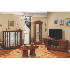 Saltarelli Versailles Walnut Plasma TV Cabinet Big