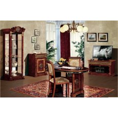 Saltarelli Atena Walnut Stereo Cabinet with Drawers