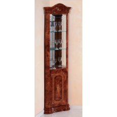 Saltarelli Amalfi Walnut Corner Cupboard Saltarelli Amalfi Walnut Corner Cupboard