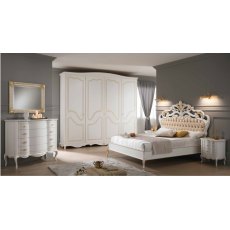 Saltarelli Classici Ischia 4 Door Wardrobe in White Finish