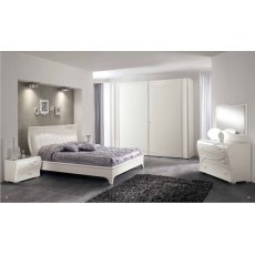 Saltarelli Diadema 2 Door Wooden Sliding Wardrobe with Flush Mounted.