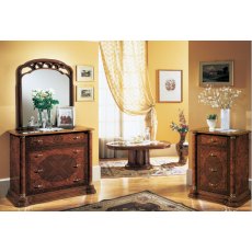 Saltarelli Florence Walnut 4 Cassetti 2 Door Sideboard