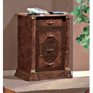 Saltarelli Florence Walnut Stereo Cabinet with Drawer