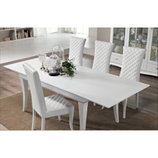 Saltarelli Giulia White Rectangular Table. Saltarelli Giulia White Rectangular Table.