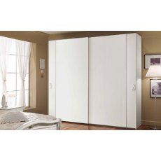 Saltarelli Giulia White 2 Door Wooden Sliding Wardrobe  Saltarelli Giulia White 2 Door Wooden Sliding Wardrobe