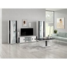 San Martino Nevada Black and White TV Unit