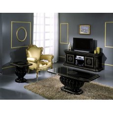 H2O Design Aurora Black-Gold Coffee Table