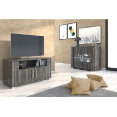 San Martino Armony Grey 2 Door Base With LED Lights