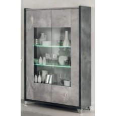 San Martino Hilton 2 Door Display Unit With LED Lights