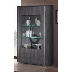San Martino Armony Grey 2 Door Display Cabinet