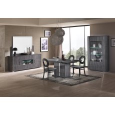 San Martino Armony Grey 2 Door Display Cabinet