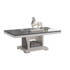 San Martino New Ascot White and Grey High Gloss Coffee Table
