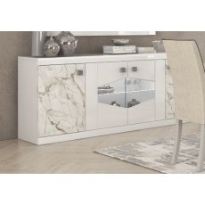 San Martino Galaxy 4 Door Sideboard With LED Lights San Martino Galaxy 4 Door Sideboard With LED Lights