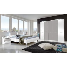 Wiemann Portland 5 Door Hinged Wardrobe with 3 Centre Door in Highlight Colour and 2 Doors in Carcase Colour Wiemann Portland 5 Door Hinged Wardrobe with 3 Centre Door in Highlight Colour and 2 Doors in Carcase Colour
