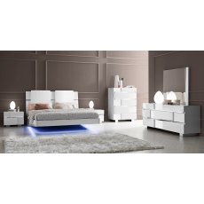 Status Caprice 3 Drawer Single Dresser White