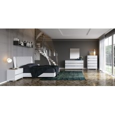Status Dream Bedroom Set In White High Gloss