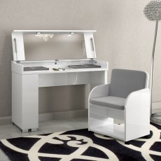 Status Dream Vanity In White High Gloss