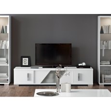 Status Lisa White High Gloss TV Unit Status Lisa White High Gloss TV Unit