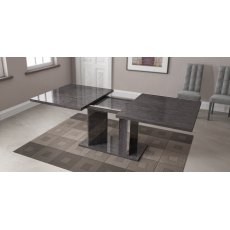 Status Sarah Grey Birch Dining Table With Six Chairs