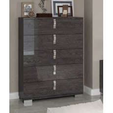Status Sarah Grey Birch Italian Tall Chest Status Sarah Grey Birch Italian Tall Chest