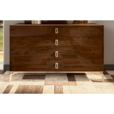 Status Eva Walnut 4 Drawer Dresser